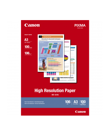 Papier Canon HR101 High Resolution Paper | 106g | A3 | 100ark