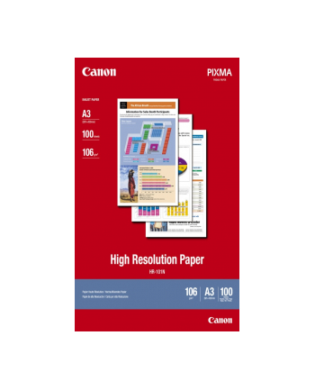 Papier Canon HR101 High Resolution Paper | 106g | A3 | 100ark