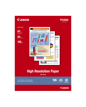 Papier Canon HR101 High Resolution Paper | 106g | A3 | 20ark