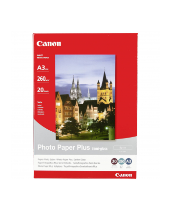 Papier Canon SG201 Photo Paper Plus Semi-glossy | 260g | A3 | 20ark