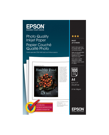 Papier Epson Photo Quality Ink Jet | 102g | A4 | 100ark