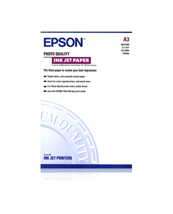 Papier Epson Photo Quality Ink Jet | 105g | A3 | 100ark