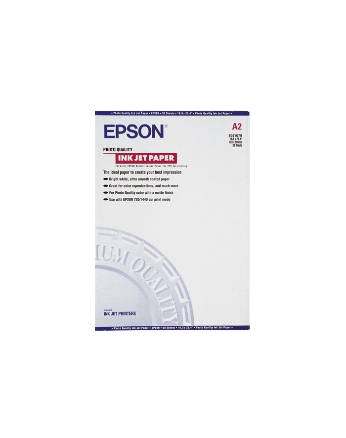 Papier Epson Photo Quality Ink Jet | 105g | A2 | 30ark główny