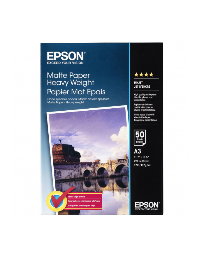 Papier Epson Epson Matte Heavyweight | 167g | A3 | 50ark główny