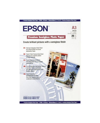 Papier Epson Premium Semigloss Photo | 251g | A3 | 20ark