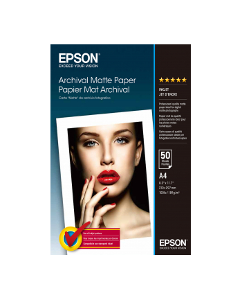 Papier Epson Archival Matte | 192g | A4 | 50ark