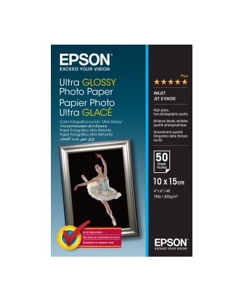 Papier Epson Ultra Glossy Photo | 300g | 10x15 | 50ark