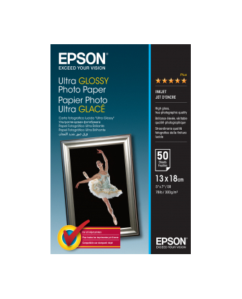 Papier Epson Ultra Glossy Photo | 300g | 13x18 | 50ark