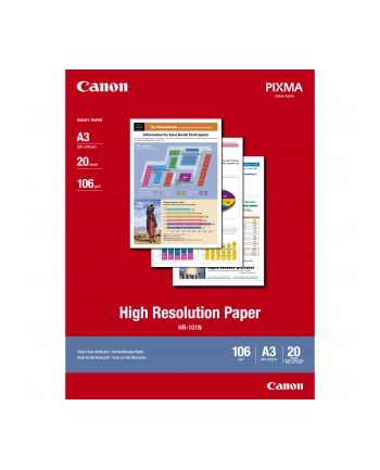 Papier Canon HR101 High Resolution Paper | 106g | A3 | 20ark