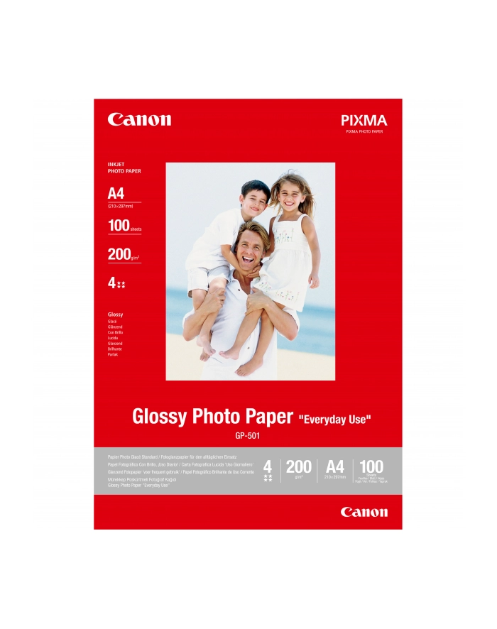 Papier Canon GP501 Photo Paper Glossy | 170g | A4 | 100ark główny