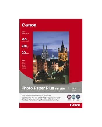 Papier Canon SG201 Photo Paper Plus Semi-glossy | 260g | A4 | 20ark