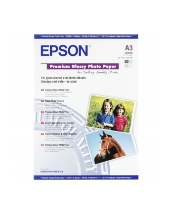 Papier Epson Premium Glossy Photo | 255g | A3 | 20ark nr 1