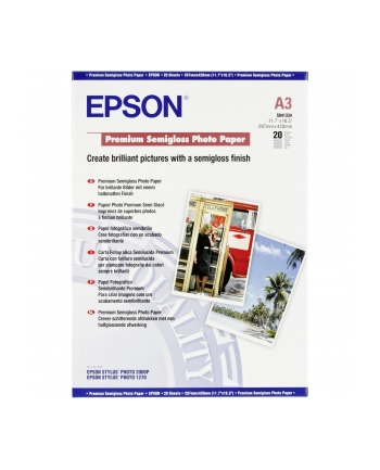 Papier Epson Premium Semigloss Photo | 251g | A3 | 20ark nr 1