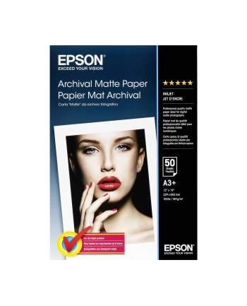 Papier Epson Archival Matte | 192g | A3  | 50ark nr 1