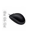 logitech Mysz B110 Silent Czarna 910-005508 - nr 113