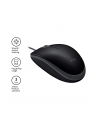 logitech Mysz B110 Silent Czarna 910-005508 - nr 49