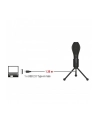 DeLOCK USB condenser microphone with table stand (black) - nr 26
