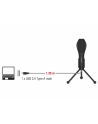 DeLOCK USB condenser microphone with table stand (black) - nr 7