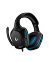 Logitech G432 Gaming Headset (black / blue) - nr 115