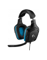 Logitech G432 Gaming Headset (black / blue) - nr 122