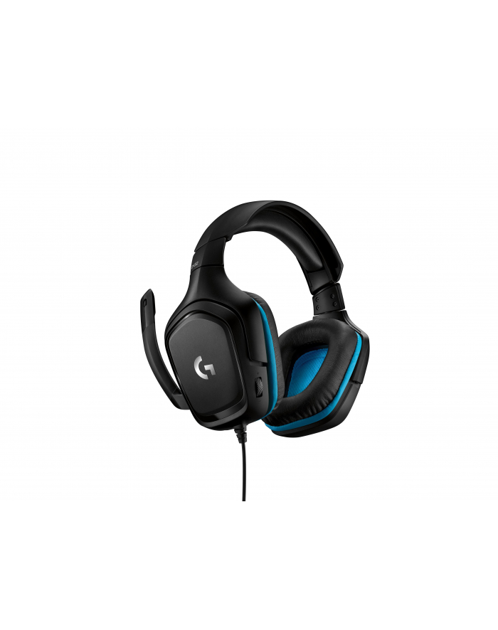 Logitech G432 Gaming Headset (black / blue) główny