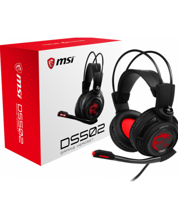 MSI GAMING DS502 headset (black / red)