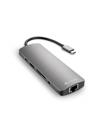 Sharkoon USB 3.0 Type C Combo Adapter - dark grey