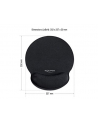 DeLOCK Ergonomic mouse pad with gel wrist rest (black) - nr 14