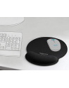 DeLOCK Ergonomic mouse pad with gel wrist rest (black) - nr 15