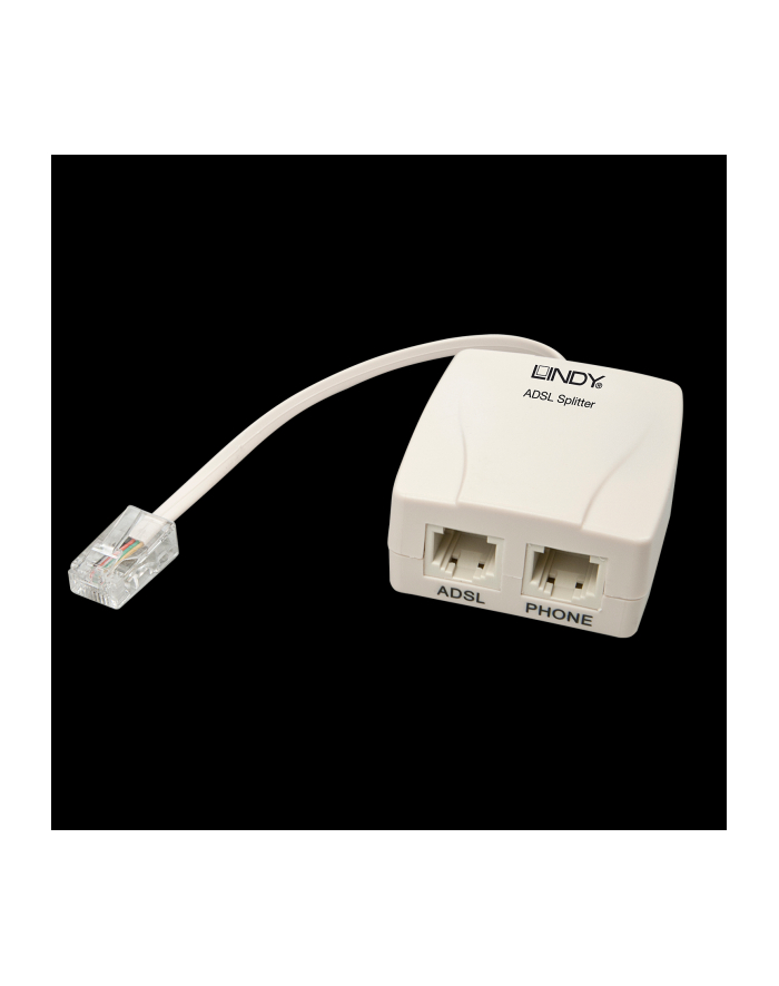 Lindy DSL-Splitter 3x RJ45 - internat.  1x RJ45 - 1x RJ45 & główny