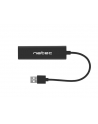 natec Hub USB Dragonfly 3 porty USB 2.0 + RJ45 - nr 10