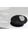 DeLOCK Ergonomic mouse pad with gel wrist rest (black) - nr 17