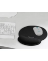 DeLOCK Ergonomic mouse pad with gel wrist rest (black) - nr 25