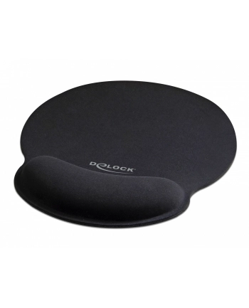 DeLOCK Ergonomic mouse pad with gel wrist rest (black) nr 2