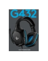 Logitech G432 Gaming Headset (black / blue) - nr 100