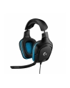 Logitech G432 Gaming Headset (black / blue) - nr 1