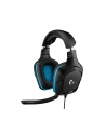 Logitech G432 Gaming Headset (black / blue) - nr 81
