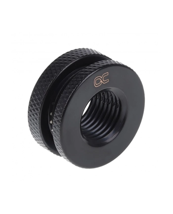Alphacool bulkhead G1 / 4 connection (black, short version)