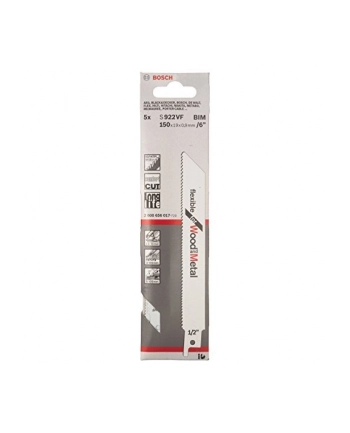 bosch powertools Bosch 5 Saber Saw Blades S 922 VF - 2608656017 nr 1