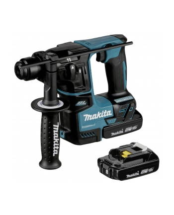 Makita cordless hammer drill DHR171RAJ, 18 Volt - blue / black, MAKPAC, 2x Li-ion battery 2,0Ah - DHR171RAJ nr 2