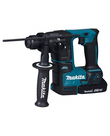 Makita cordless hammer drill DHR171RAJ, 18 Volt - blue / black, MAKPAC, 2x Li-ion battery 2,0Ah - DHR171RAJ