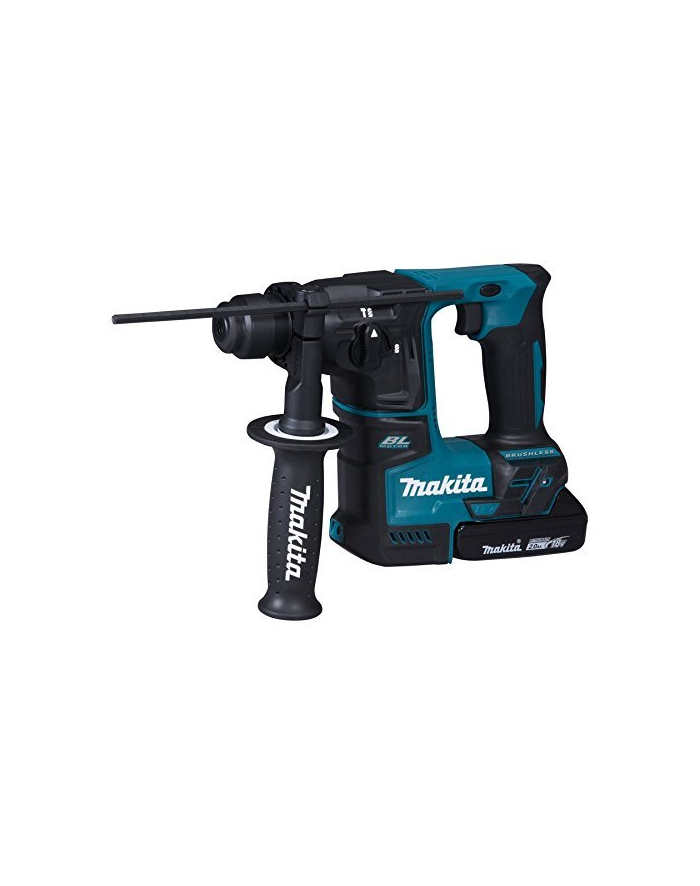 Makita cordless hammer drill DHR171RAJ, 18 Volt - blue / black, MAKPAC, 2x Li-ion battery 2,0Ah - DHR171RAJ główny