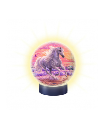 Ravensburger 3D puzzle night light horses a beach -  118434