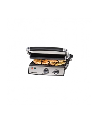 Rommelsbacher Contact grill KG 2020 (stainless steel / black, 2,000 watts) nr 1