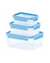 Emsa Clip & Close Food Container Set- Set of 3 - 0.55 / 1.0 / 2.3 L - nr 3