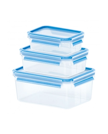 Emsa Clip & Close Food Container Set- Set of 3 - 0.55 / 1.0 / 2.3 L nr 2