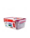 Emsa Clip & Close Food Container Set- Set of 3 - 0.55 / 1.0 / 2.3 L - nr 4