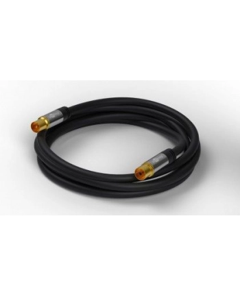 goobay TV antenna cable 135dB black 3m -4x shielded nr 1