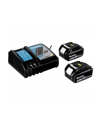 Makita cordless angle DGA511RTJ, 18 Volt (blue / black, MAKPAC size 2, 2x Li-ion battery 5.0 Ah) nr 2