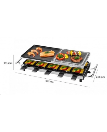 Proficook raclette 2in1 PC RG 1144 (stainless steel / black) nr 2